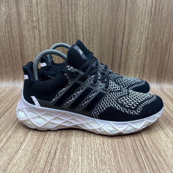 Adidas UltraBoost Web DNA Black Clear Pink Kid's 6.5 Or Women’s 7.5 Sneakers - Picture 1 of 11
